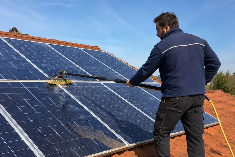 Nettoyage et entretien de panneaux solaires à Barbentane