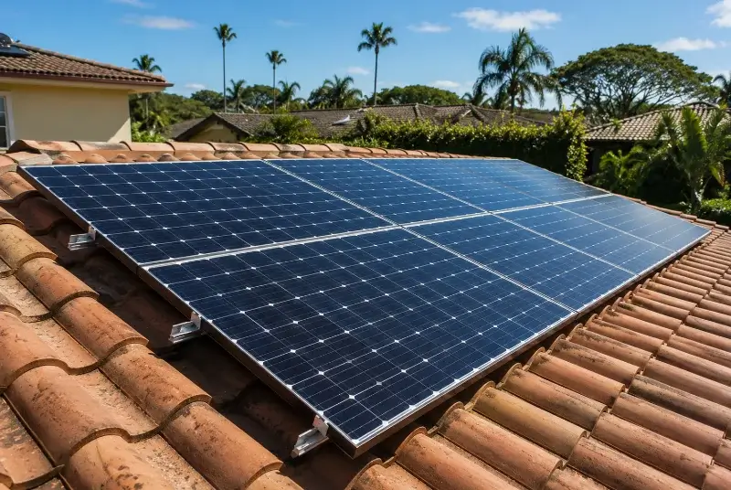 Installation de panneaux solaires à Barbentane